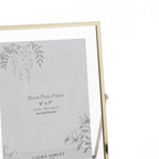 Moira Photo Frame In Polished Gold Finish 5" x 7" LA3756539-Q