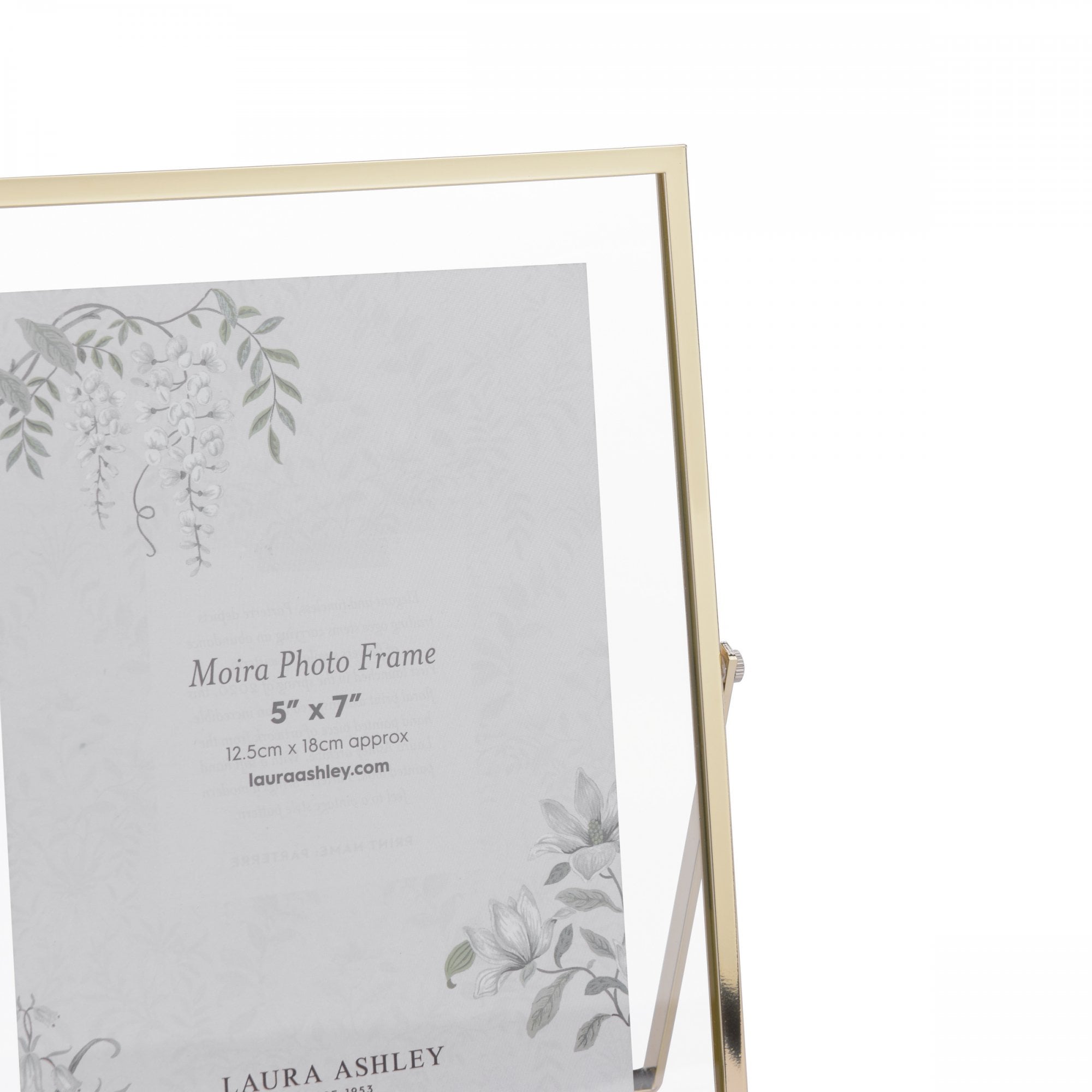 Moira Photo Frame In Polished Gold Finish 5" x 7" LA3756539-Q