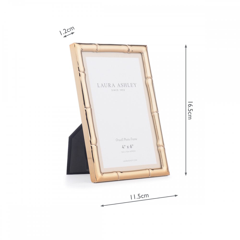 Orwell Photo Frame In Polished Gold Finish 4x6 Inch LA3756401-Q