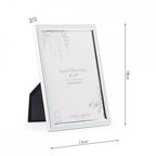Steynton Photo Frame In Silver Finish With Pale Detail LA3756581-Q