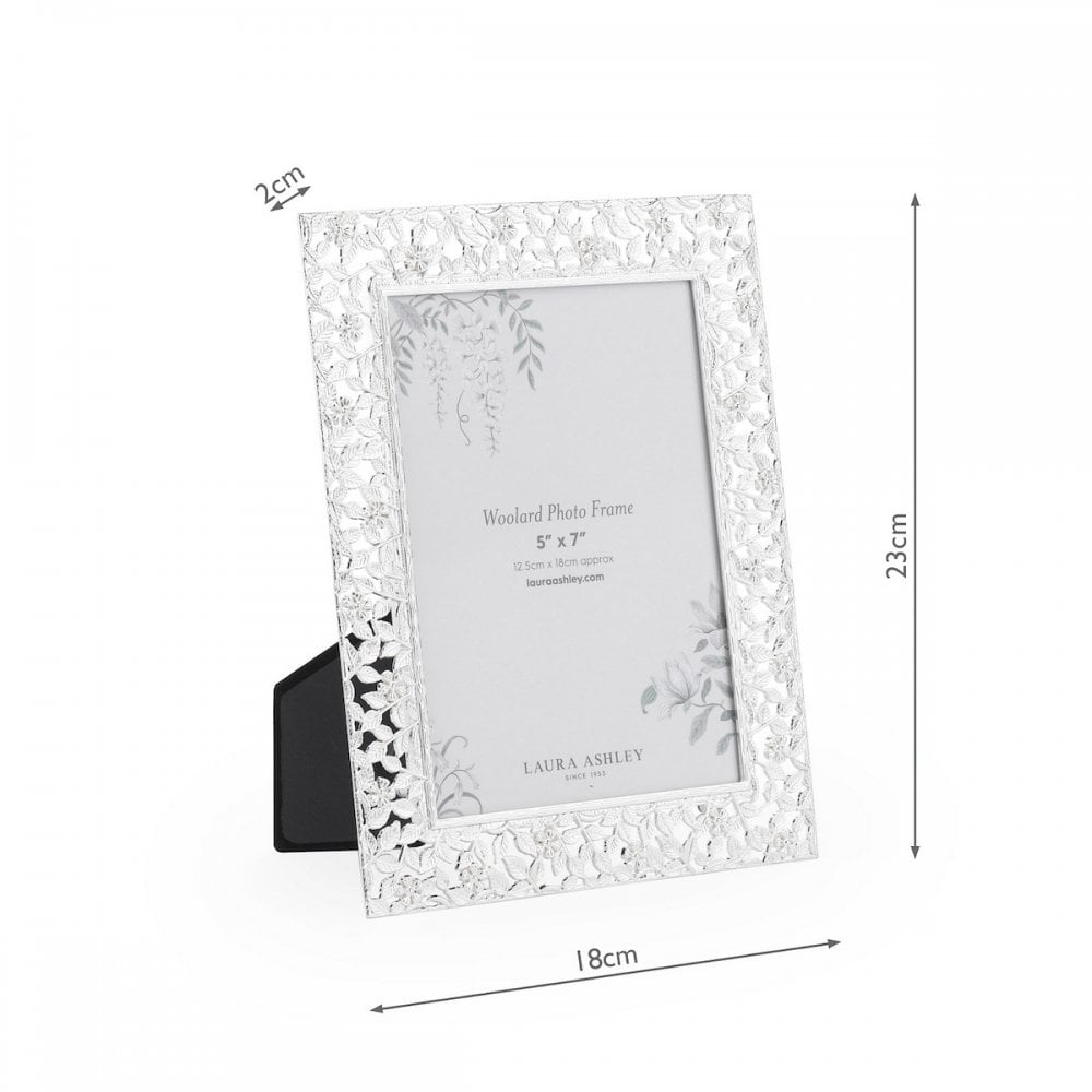 Woolard Photo Frame In Polished Silver Finish 5x7" LA3756541-Q
