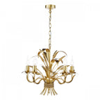 Phaedra 5 Light Ceiling Pendant Light In Gold Finish PHA0535