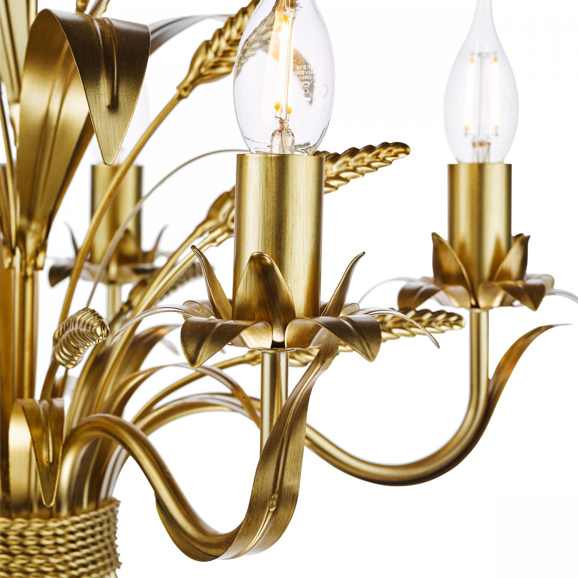 Phaedra 5 Light Ceiling Pendant Light In Gold Finish PHA0535