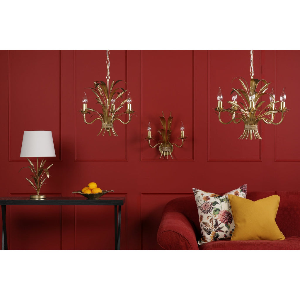 Phaedra 5 Light Ceiling Pendant Light In Gold Finish PHA0535