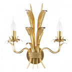 Phaedra 2 Light Wall Light In Gold Finish PHA0935