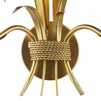 Phaedra 2 Light Wall Light In Gold Finish PHA0935