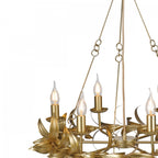 Dar Nadria 6 Light Ceiling Pendant Light In Satin Gold Finish NAD0635