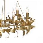 Dar Nadria 6 Light Ceiling Pendant Light In Satin Gold Finish NAD0635