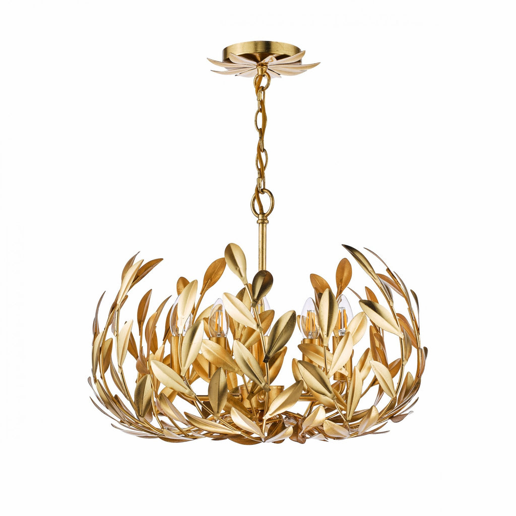 Ercilia 5 Light Ceiling Pendant Light In Gold Leaf Finish ERC0535