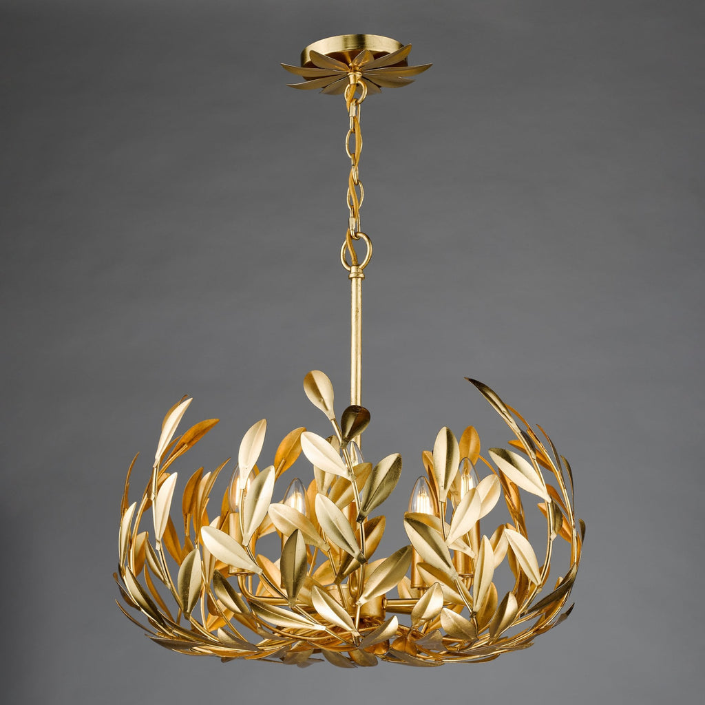 Ercilia 5 Light Ceiling Pendant Light In Gold Leaf Finish ERC0535