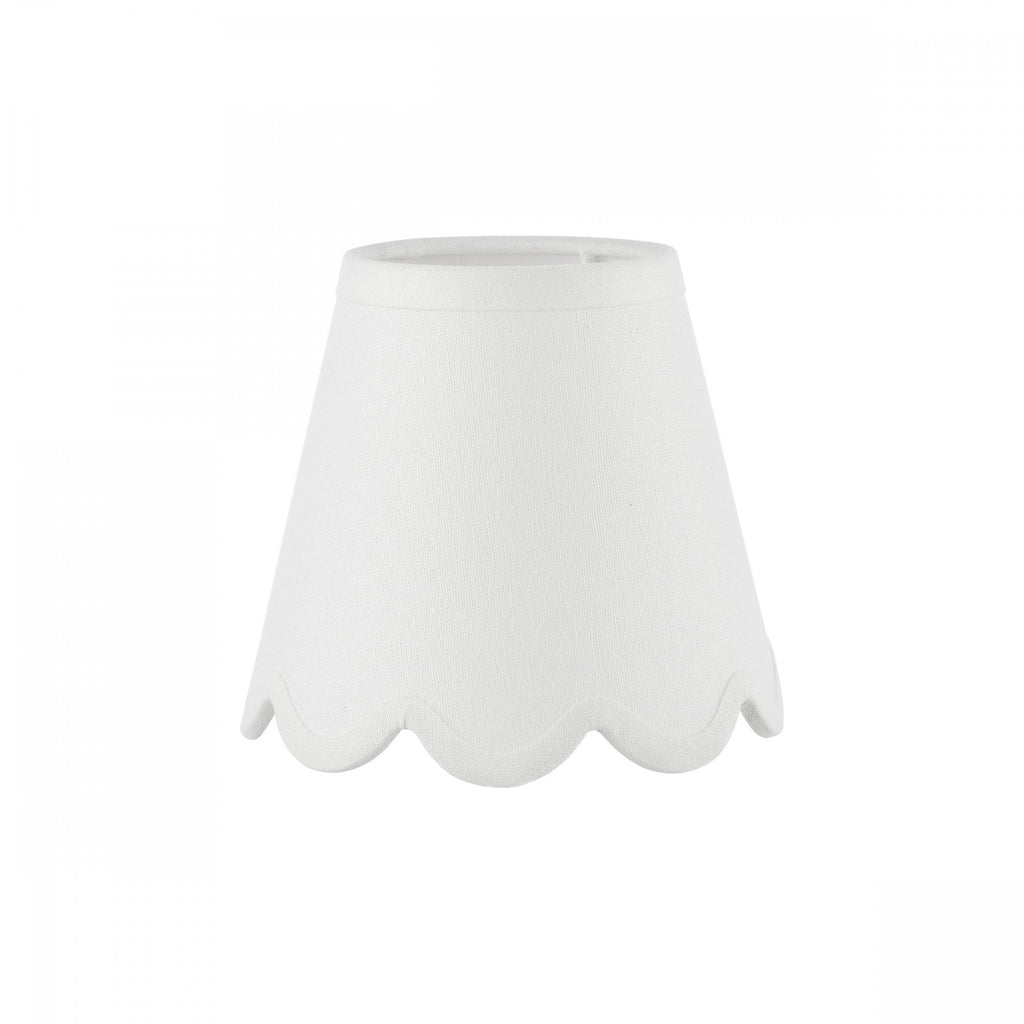 Nerita Ivory Linen Tapered Drum Shade 15cm NER262