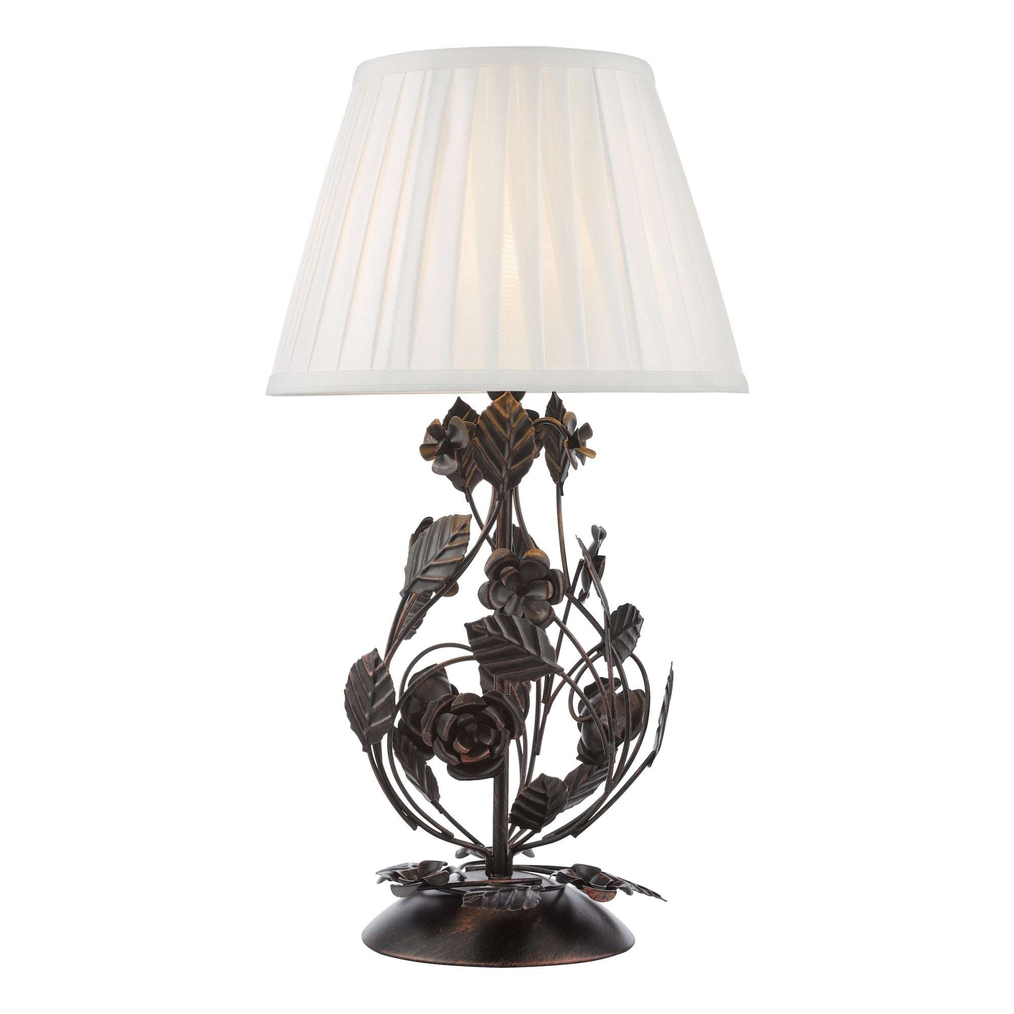 Priscilla Table Lamp Base Only In Black And Bronze Finish PRI4254