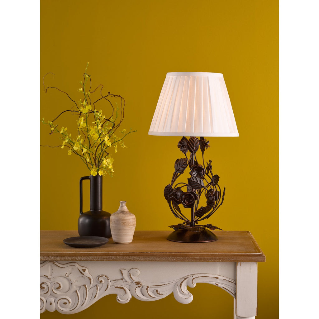 Priscilla Table Lamp Base Only In Black And Bronze Finish PRI4254