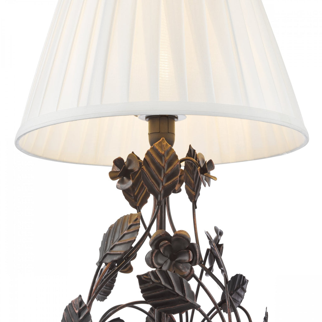 Priscilla Table Lamp Base Only In Black And Bronze Finish PRI4254