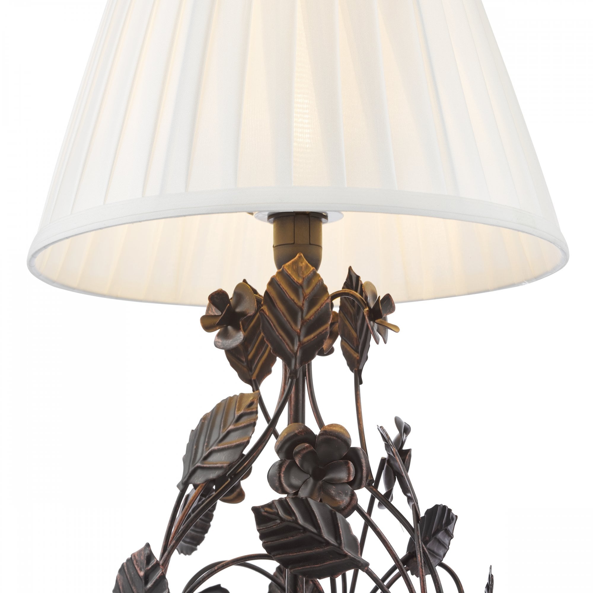 Priscilla Table Lamp Base Only In Black And Bronze Finish PRI4254