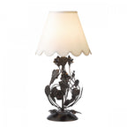 Nerita Ivory Linen Scalloped Tapered Drum Shade 30cm NER122