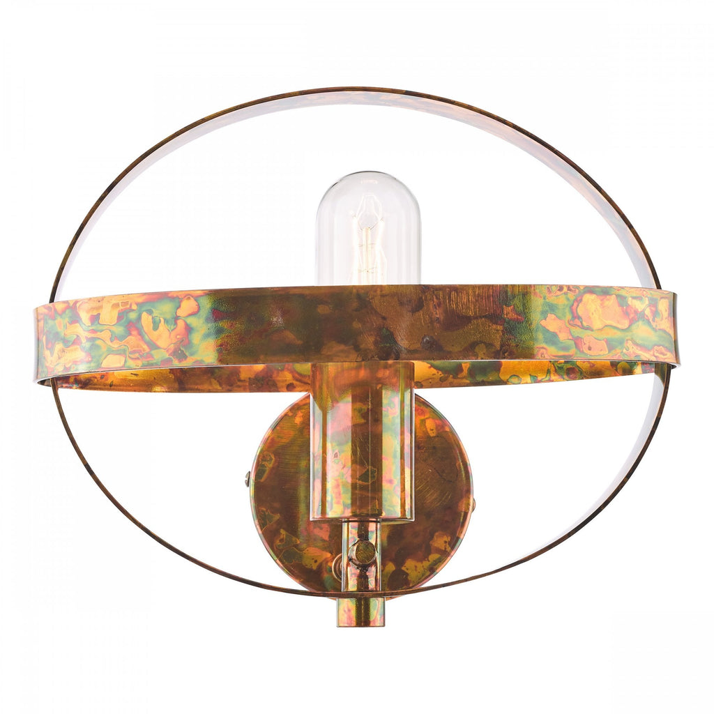 Symbol Wall Light In Mottled Copper Finish SYM0764