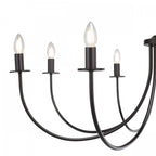 Becca 8 Light Ceiling Pendant Light In Matt Black Finish BEC0822