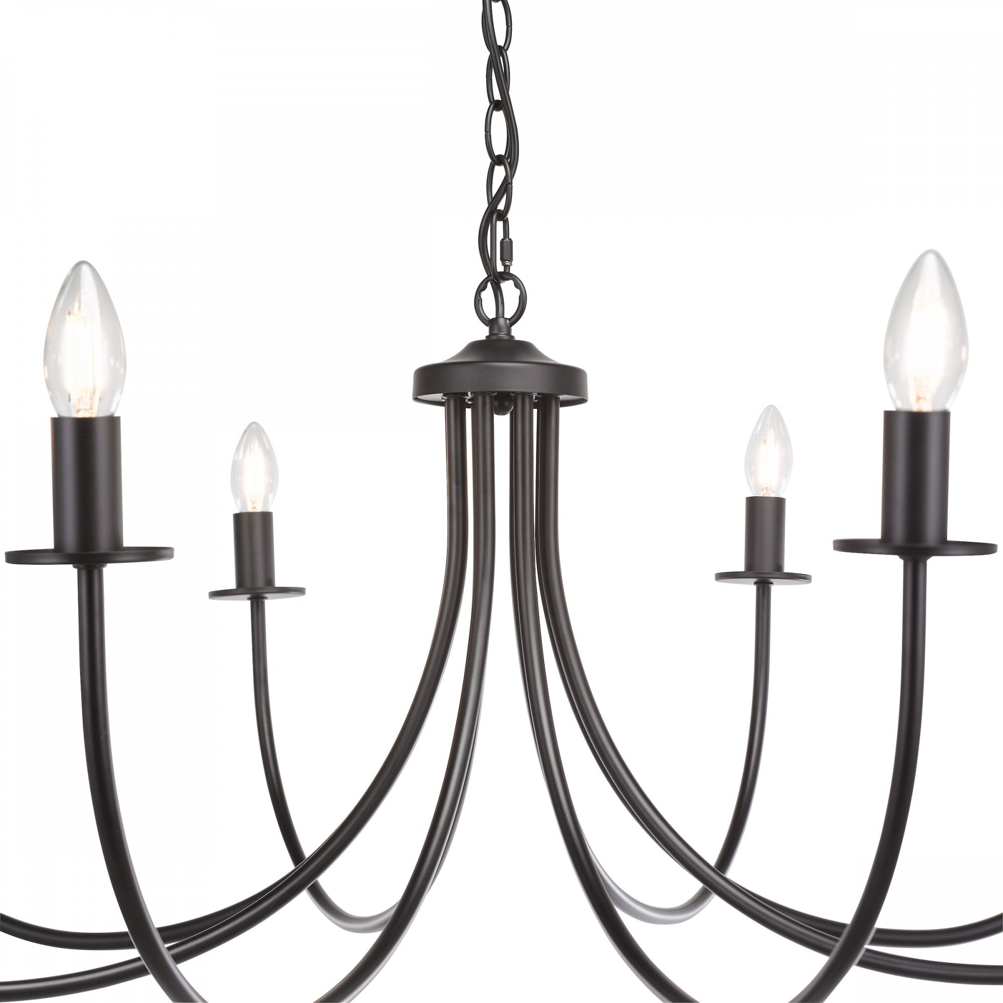 Becca 8 Light Ceiling Pendant Light In Matt Black Finish BEC0822