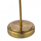 Glynis Table Lamp In Antique Bronze Finish With Ribbed Glass Shade GLY4263