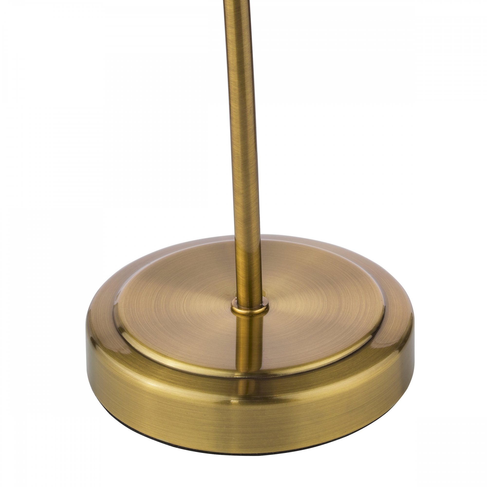 Glynis Table Lamp In Antique Bronze Finish With Ribbed Glass Shade GLY4263