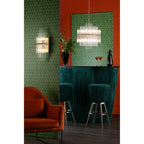 Lukas 2 Light Wall Light In Gold Finish With Glass Rods LUK0935