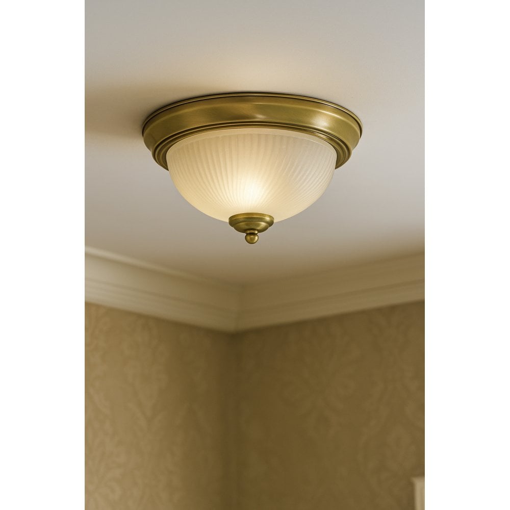 7622-11AB Flush fitting with Antique Brass Trim