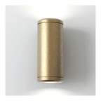 Jura Outdoor Up And Down Wall Light In Antique Brass Finish IP44 1375010