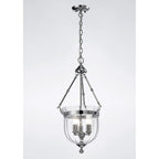 IL31072 Aubrey 3 Light Polished Chrome Ceiling Pendant