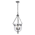 IL31072 Aubrey 3 Light Polished Chrome Ceiling Pendant