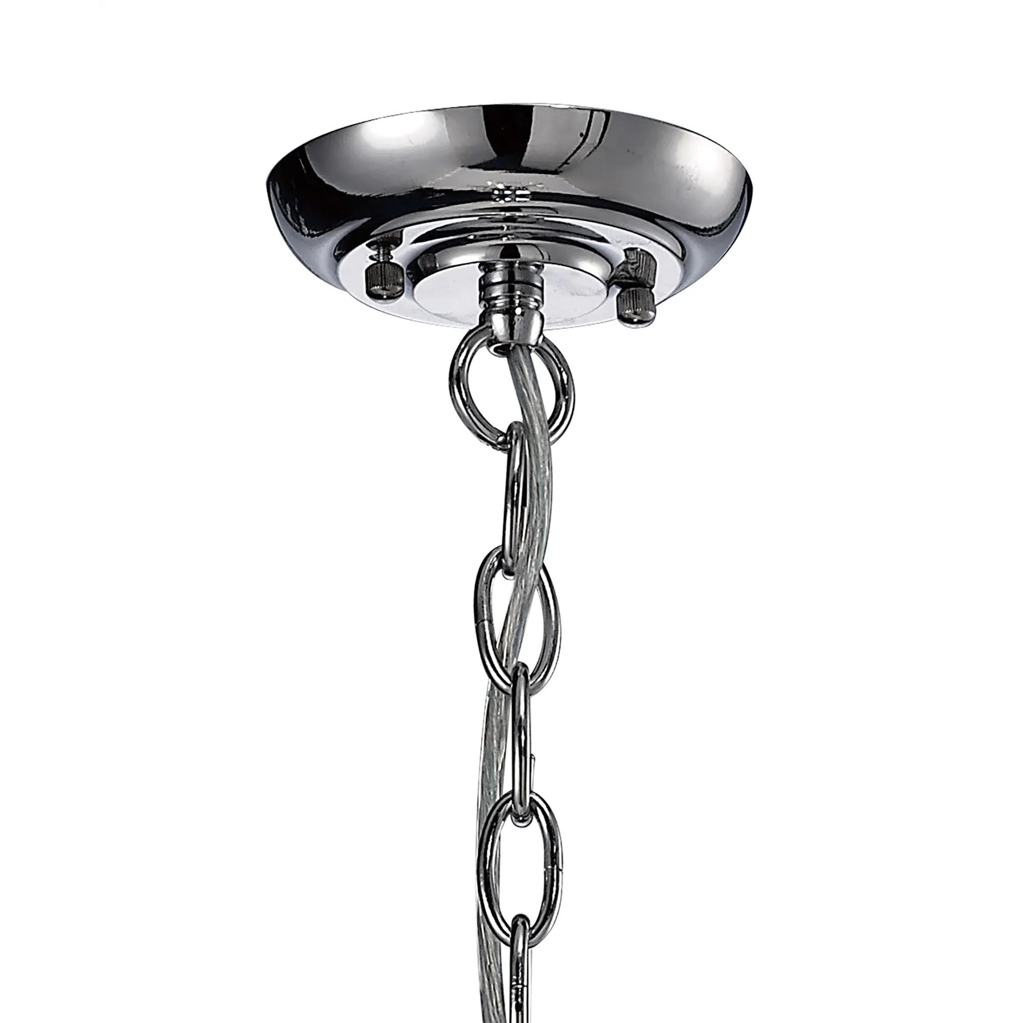 IL31072 Aubrey 3 Light Polished Chrome Ceiling Pendant