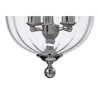 IL31072 Aubrey 3 Light Polished Chrome Ceiling Pendant