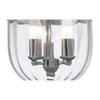 IL31072 Aubrey 3 Light Polished Chrome Ceiling Pendant