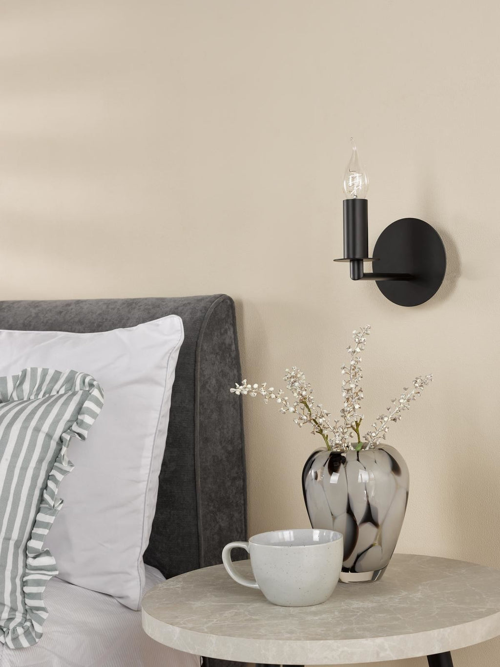 Tyler Wall Light Matt Black Bracket Only TYL0722