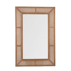 Laura Ashley Bayden Mirror Rattan 91 X 61cm LA3756689-Q