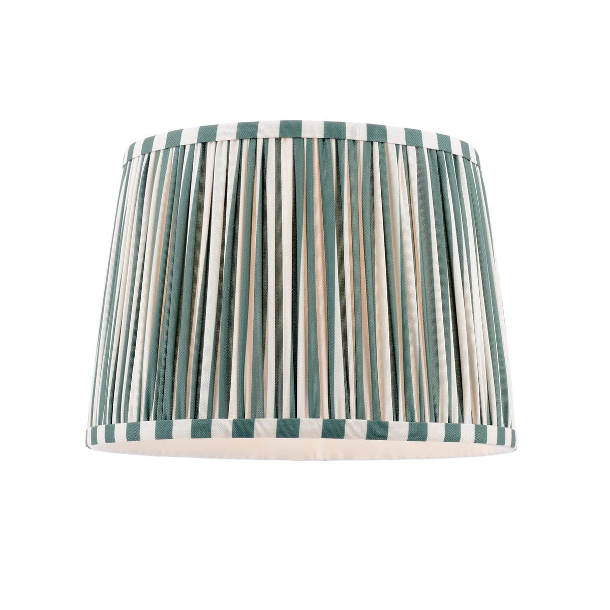 Laura Ashley Denwick Green Cotton Tapered Drum Shade 30cm/12 inch LA3753735-Q