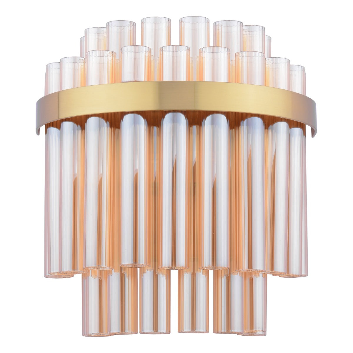 Imani 2 Light Wall Light Natural Brass and Champagne Glass IMA0935