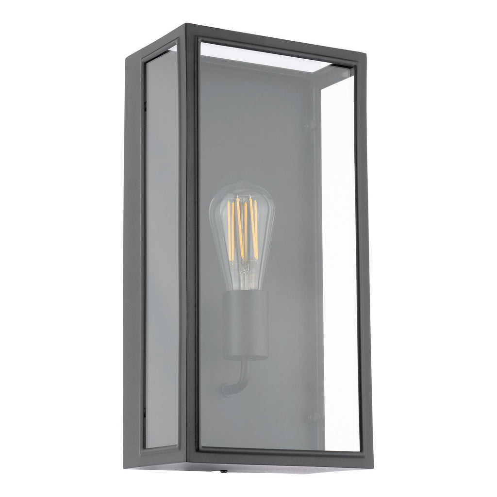 Dar Wisebuys Mazin Outdoor Wall Light In Black IP44 MAZ5222