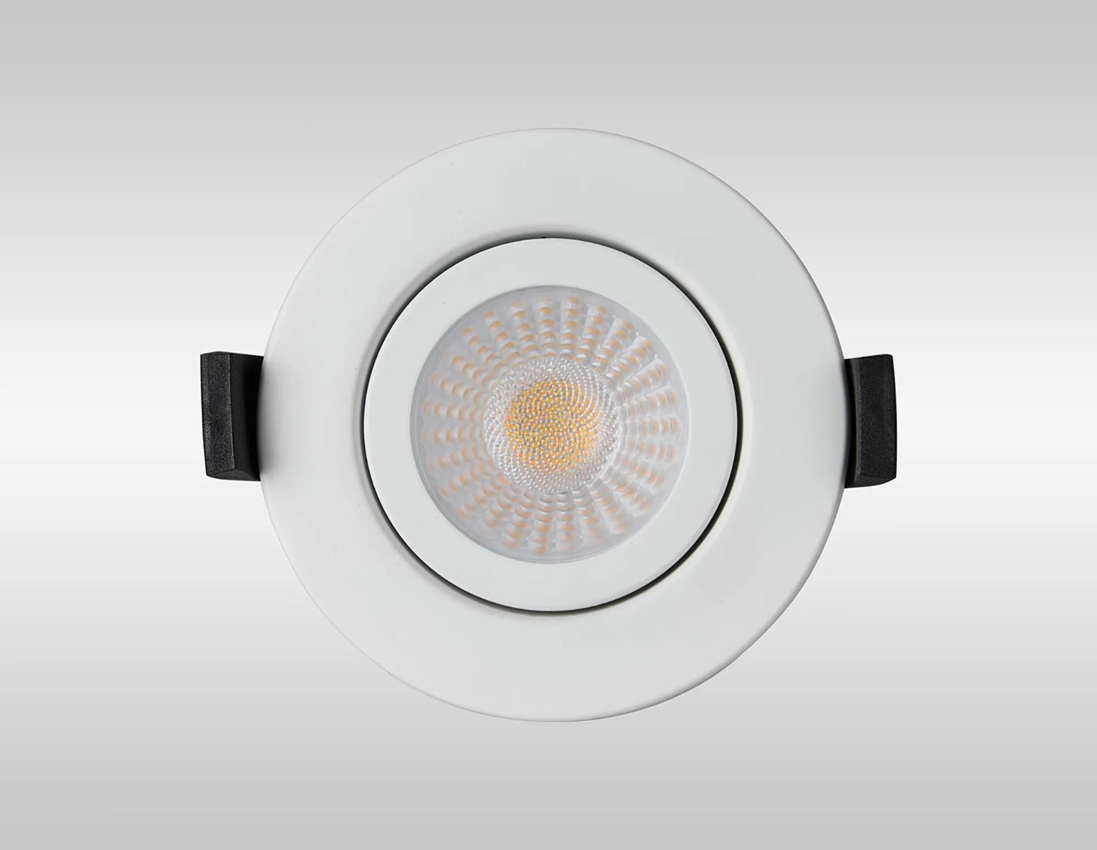 Oslo Dimmable Colour Changing Tilted LED Downlight In White