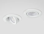 Oslo Dimmable Colour Changing Tilted LED Downlight In White