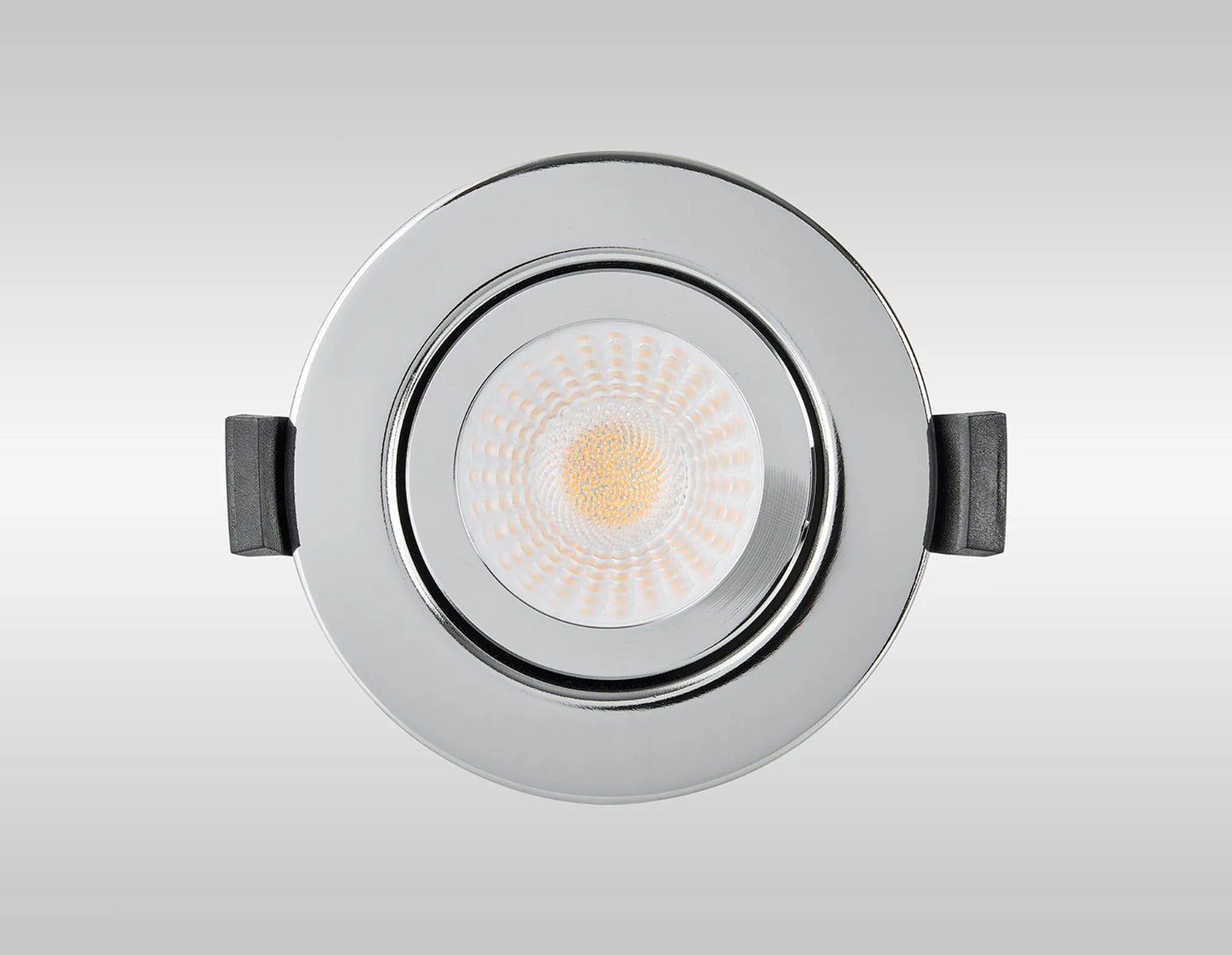 Oslo Dimmable Colour Changing Tilted LED Downlight In Chrome