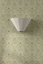 Laura Ashley Scallop Wall Washer White Ceramic LA3756707-Q