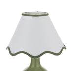 Laura Ashley Bramhope Table Lamp Green Ceramic With Shade LA3756668-Q