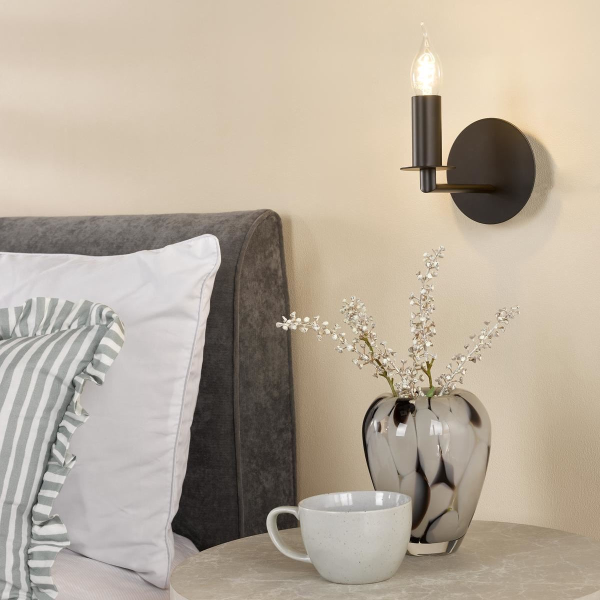 Tyler Wall Light Matt Black Bracket Only TYL0722
