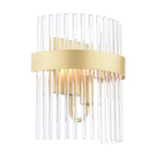 Laura Ashley Alexa Wall Light Glass and Matt Antique Brass LA3756656-Q