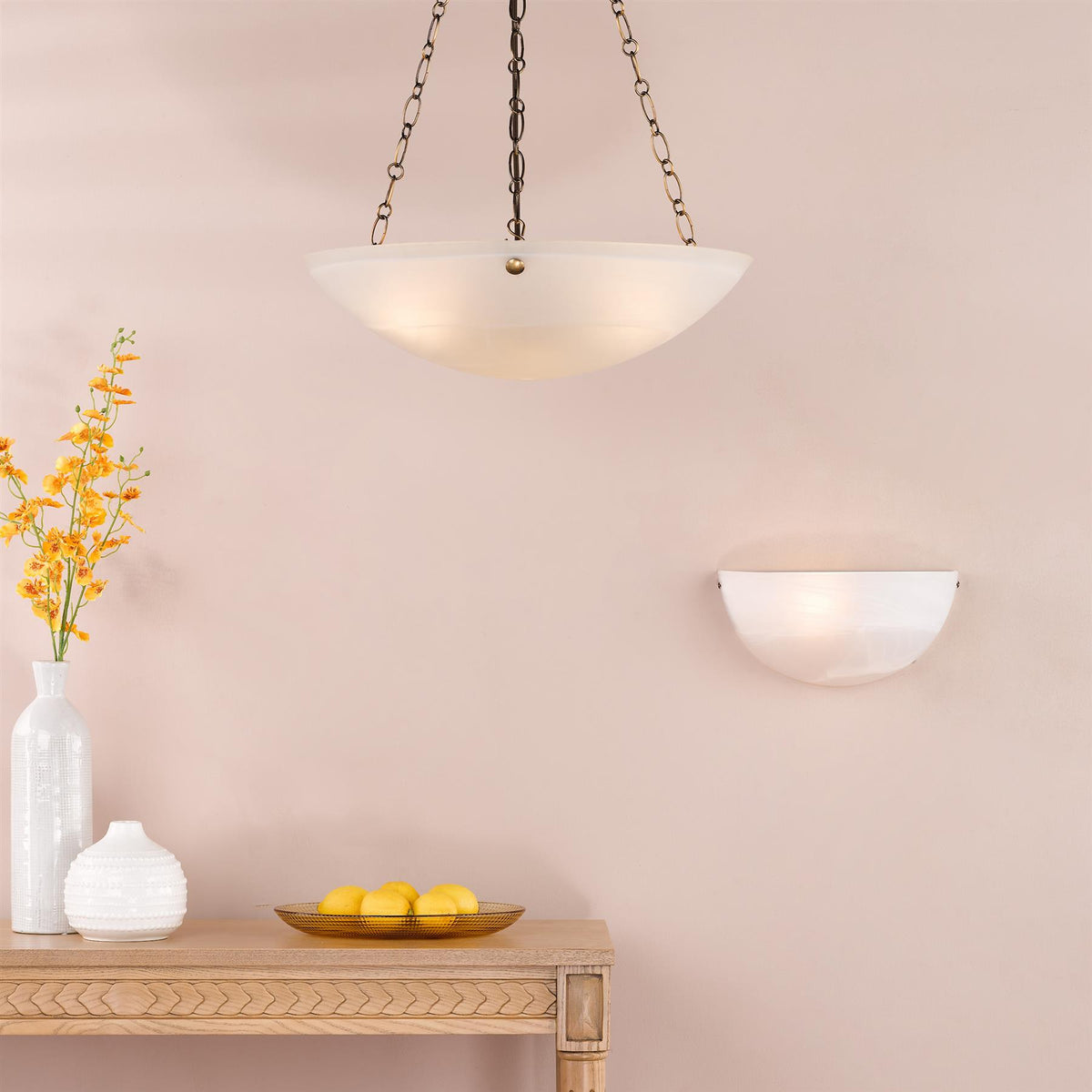 Keita Wall Light In Bronze Finish With Glass KEI0763