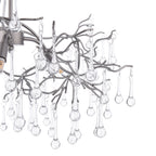 Willow 3Lt Pendant In Satin Pewter With Crystal LA3756469-Q