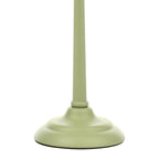 Cordwell Table Lamp In Matt Green With Scalloped Natural Linen Shade LA3756489-Q