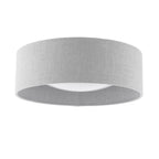 Bacall 2 Lt Flush Ceiling Light in Natural Linen Shade LA3756564-Q