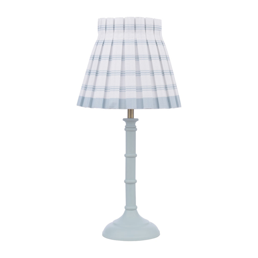 Farnworth Table Lamp In Matt Green With Green Cotton Shade LA3756427-Q